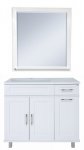 Комплект мебели Misty Купер 90 L с б/к белый эмаль