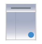 Зеркальный шкаф Misty Джулия 65 синий