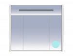Зеркальный шкаф Misty Джулия 90 голубой