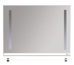 Зеркало Misty Джулия 105 белое White с полочкой