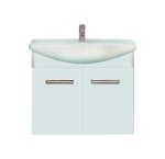 Тумба с раковиной Misty Джулия 65 подвесная белая White