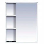 Зеркало-шкаф Misty Венера 60 R белый эмаль