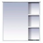 Зеркало-шкаф Misty Венера 80 L белый эмаль