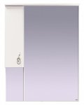 Зеркало-шкаф Misty Неаполь 65 L белое с подсветкой